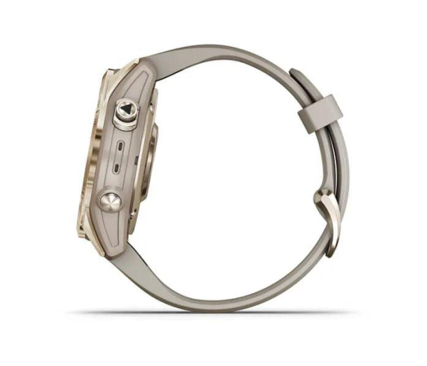 GARMIN Fenix 7S Sapphire Solar Kremowozloty tytan z jasnopiaskowym paskiem 010-02539-21 - 1467053 - zdjęcie 12